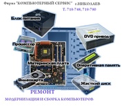 Компьютер в сборке, модернизация и ремонт компьютера в Николаеве.