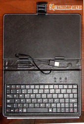 Чехол для интернет-планшета 7 с клавиатурой (черный, кож.зам., USB)